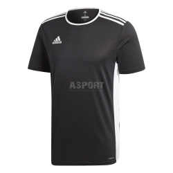 Koszulka piłkarska, do gry w piłkę nożną, sportowa ENTRADA18 JUNIOR black Adidas